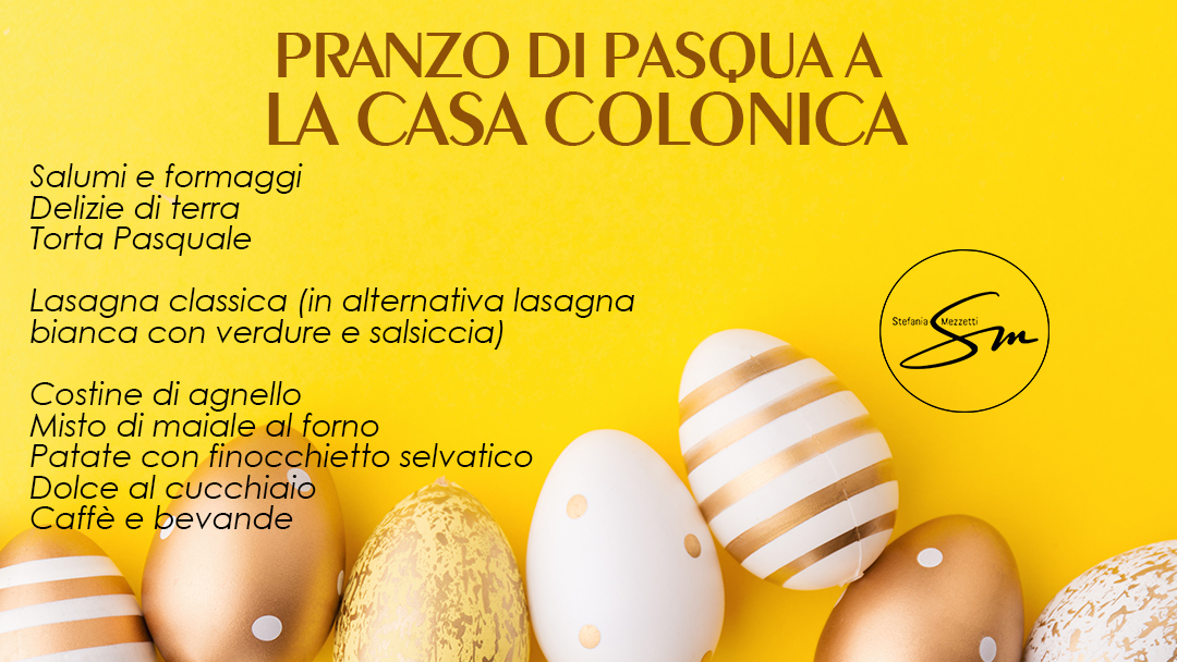 festeggia la pasqua a la casa colonica